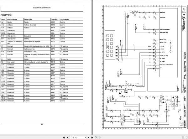 John Deere Forwarder 1910E F076089 C0 Electric Diagram 2008 PT 2
