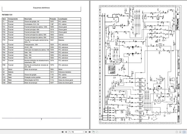 John Deere Forwarder 1910E F676772 B0 Electric Diagram 2008 PT 2