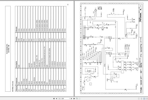 John Deere Forwarder 1910E F686102 B0 Electric Schematic 2015 ES 2