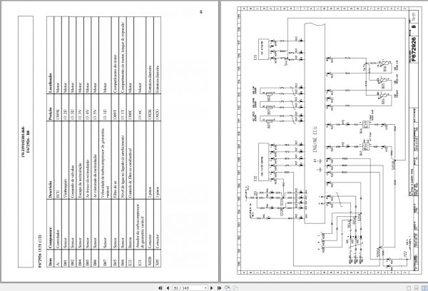 John Deere Forwarder 1910E F687159 B0 Electric Diagram 2015 PT 2