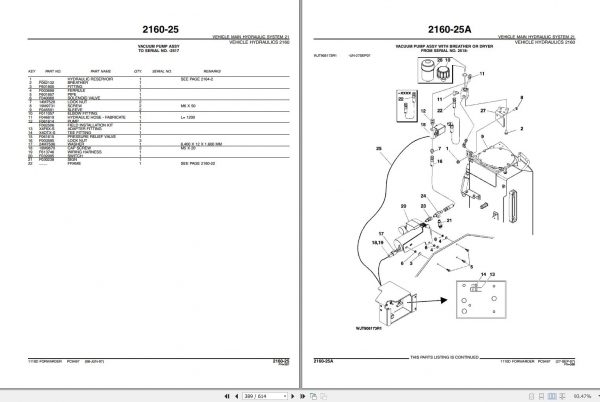 John Deere Forwarder 2301 1110D Parts Catalog PC9497 2007 2 1