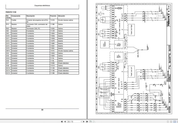 John Deere Forwarder 810E F076207 B0 Electric Schematic 2008 ES 2