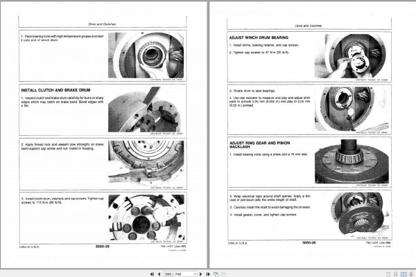 John Deere Grapple Skidder 340D 440D 448D Repair Technical Manual TM1437 3