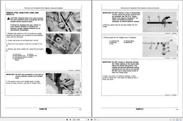 John Deere Grapple Skidder 640D 648D Repair Technical Manual TM1440 3