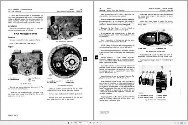 John Deere Grapple Skidder JD540 B Repair Technical Manual TM1139 3