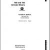 John Deere Grinder Mixers 700 750 Technical Manual TM1079 1