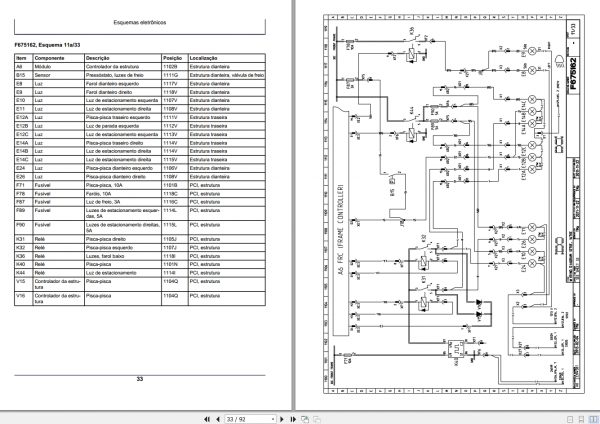 John Deere Harvester 1270E 1470E IT4 F678724 A Electric Diagram 2008 PT 2