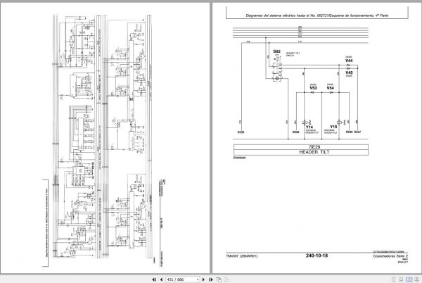 John Deere Harvester 2054 2056 2058 2064 2066 Technical Manual TM4507 ES 3