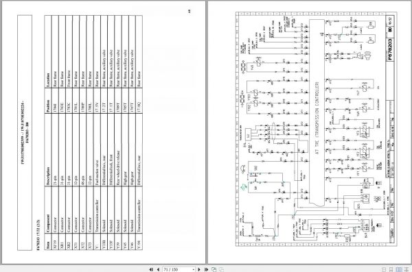 John Deere Harvester CTL 1070E 1170E Tier 4 F688239 B0 2015 Electric Schematic 2015 ES 2