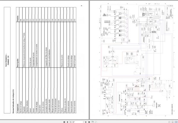 John Deere Harvester CTL 1270E Tier 4 Interim F672777 Hydraulic Schematic 2015 ES 2
