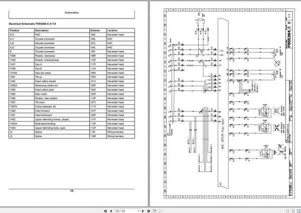 John Deere Harvester Head H412 F076227 Schematic 2008 2