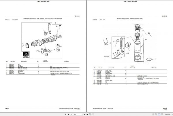 John Deere Hydraulic Excavator 330LCR Technical Manual TM 5 3505 281 24P 2000 2