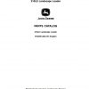 John Deere Lanscape Loader 210LE Parts Catalog PC2598 2007 1