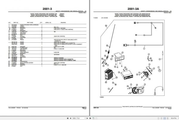 John Deere Loader 724J Parts Catalog PC9155 2007 3