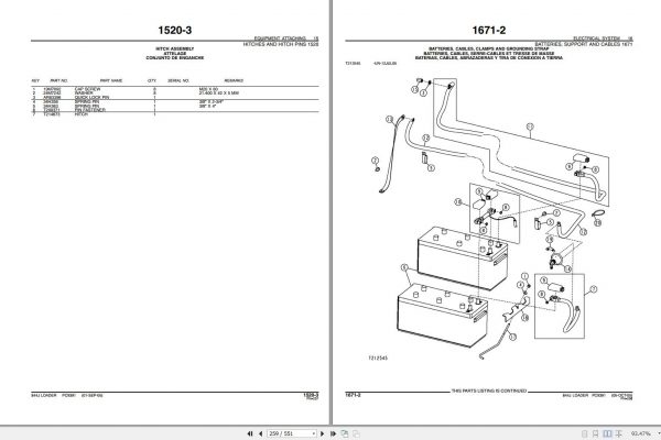 John Deere Loader 844J Parts Catalog PC9391 2007 3 1