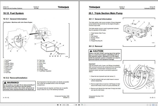 John Deere Log Loader 330 430 Technical Manual TMF278359 3
