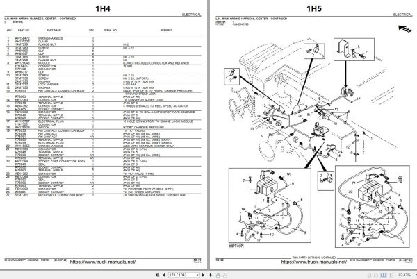 John Deere Maximizer Combine 9610 Parts Catalog PC2702 2