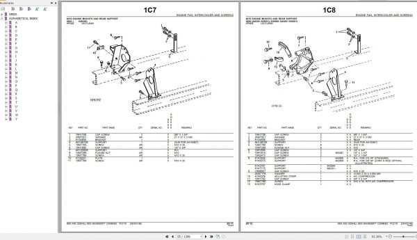 John Deere Maximizer Combines and Sidehill 9500 Parts Catalog PC2179 2