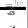 John Deere Motor Grader 770A 770AH 772A 772AH Technical Manual TM1361 1
