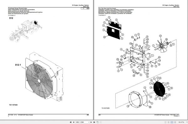 John Deere Motor Grader 872G 872GP Parts Catalog PC11250 2015 3