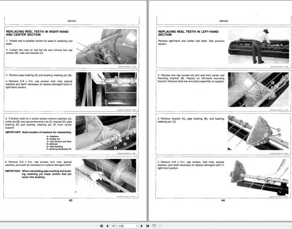 John Deere Mower Conditioner 1424 Operatiors Manual OME73044 K3 2