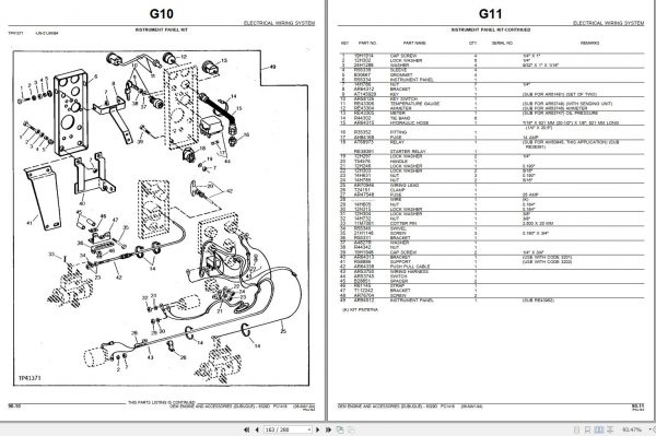 John Deere OEM Engine Accessories Dubuque 6329D Parts Catalog PC1418 2000 3