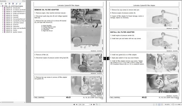 John Deere Onan Engines 16 18 20 24HP Component Technical Manual CTM2 19APR90 3