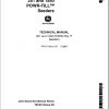 John Deere Power Till Seeders 251 1550 Technical Manual TM1201 1