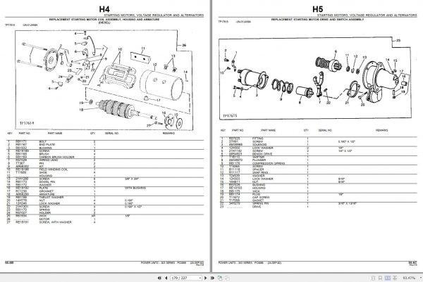 John Deere Power Units Dubuque 303 Series Parts Catalog PC0956 3