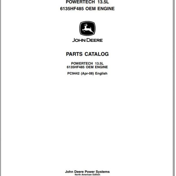 John Deere Powertech E 4.5L OEM 4045 Tier 3 Engine 4045HF285 Parts