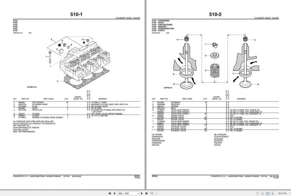 John Deere Powertech 4.5L 4045DFM50 TFM50 Marine Engines Parts Catalog PC2758 2009 3