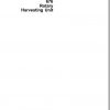 John Deere Rotary Harvesting Unit 676 Technical Manual TM4528 1
