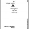 John Deere Round Baler 500 Technical Manual OME58251 1