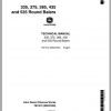 John Deere Round Balers 335 375 385 435 535 Technical Manual TM1472 1