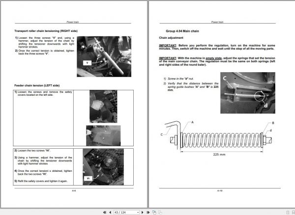 John Deere Round Balers F440E F450E Technical Manual 5FBD402 2014 2