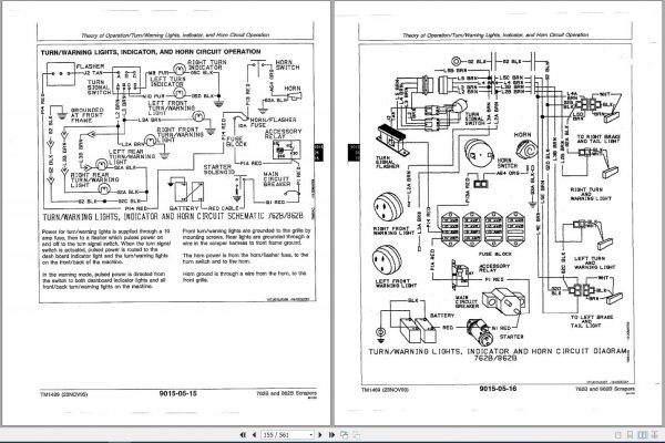 John Deere Scrapers 762B 862B 791763 793082 operation and Test Technical Manual TM1489 3