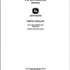 John Deere Self Propelled Sprayed 4730 Parts Catalog PC9820 2008 1