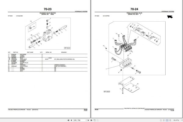 John Deere Self Propelled Sprayer 4700 Parts Catalog PC2448 2006 2