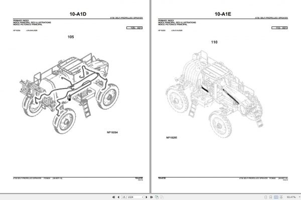 John Deere Self Propelled Sprayer 4730 Parts Catalog PC9820 2010 2