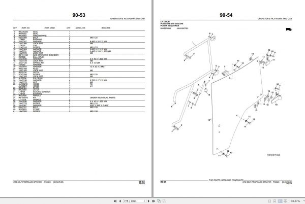 John Deere Self Propelled Sprayer 4730 Parts Catalog PC9820 2010 3