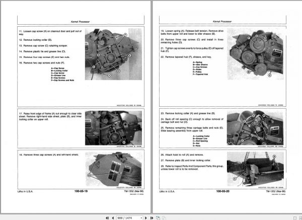 John Deere Self Propellerd Forage Harvesters 5730 5830 Technical Manual TM1352 3