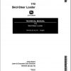 John Deere Skid Steer Loader 170 Technical Manual TM1075 1