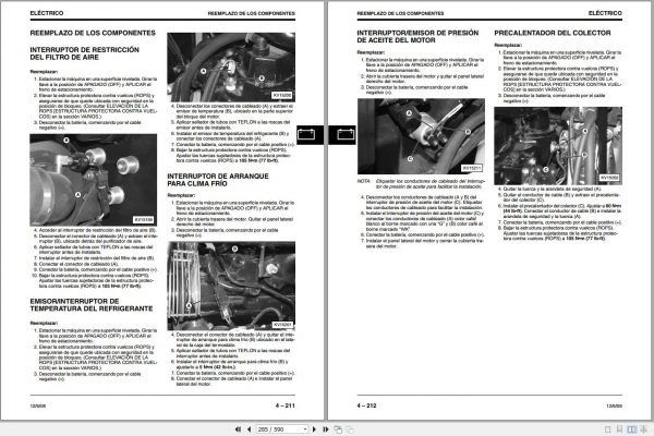 John Deere Skid Steer Loader 260 270 Technical Manual TM2955 PT 2