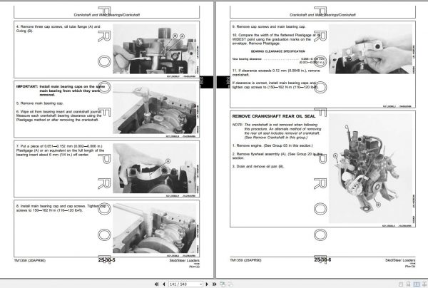 John Deere Skid Steer Loader 570 575 375 Technical Manual TM1359 2