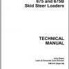 John Deere Skid Steer Loader 675 675B Technical Manual TM1374 1