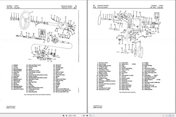 John Deere Skidders 440 440 Series A 440 B Technical Manual TM1009 2