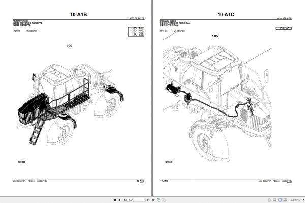 John Deere Sprayer 4630 Parts Catalog PC9649 2010 2