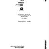 John Deere Tractor 2020 117 500 Technical Manual TM1044 1