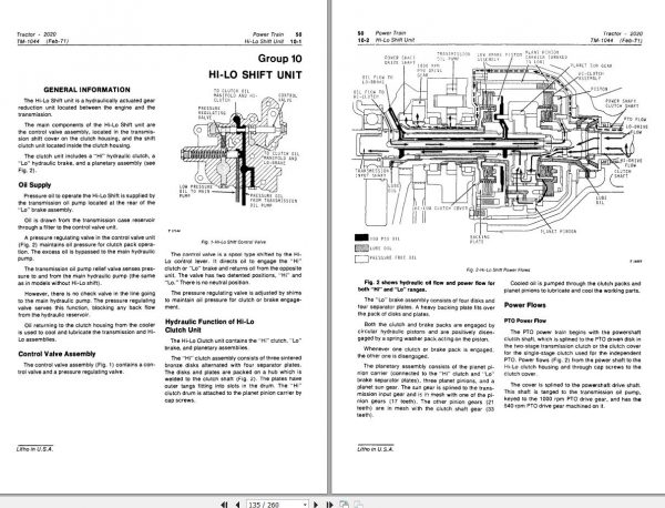John Deere Tractor 2020 117 500 Technical Manual TM1044 2