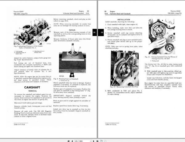 John Deere Tractor 2240 Technical Manual TM4301 2